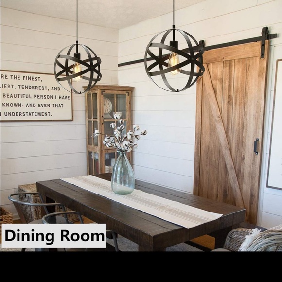 ✨Vintage industrial pendant light set of 2!! ✨ - Picture 3 of 7